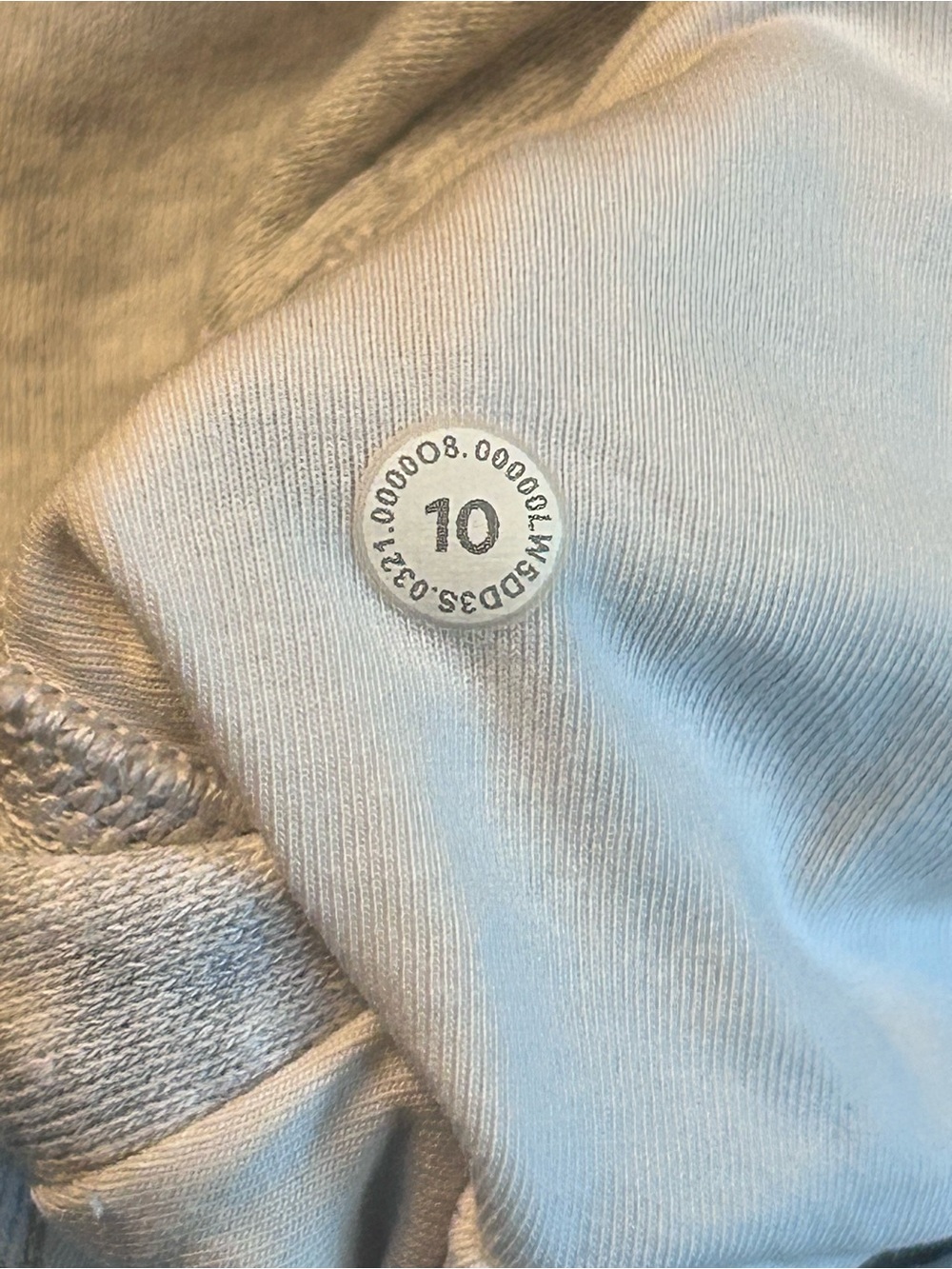 Lululemon Scuba High-Rise Jogger *Fleece 28" Heathered Grey Size 10 - Picture 8 of 9